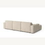 Olio Selezione Sofa w kształcie litery L Tkanina Raven 24